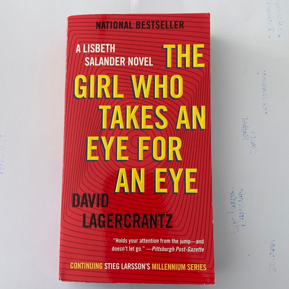 ThE
GIRL WHO
TAKES AN EYE FOR AN EYE new
